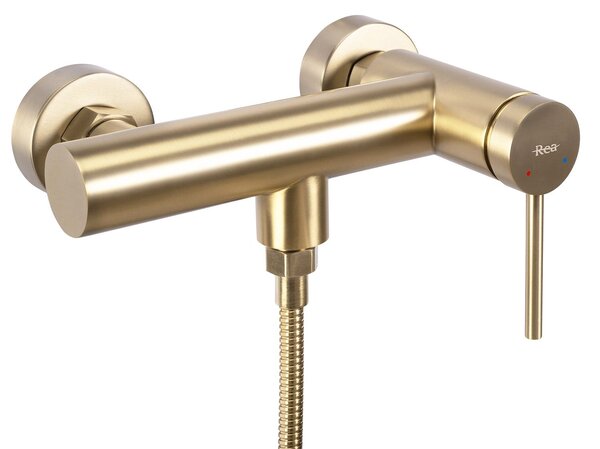 Baterie de duș REA FOSS Brush Gold
