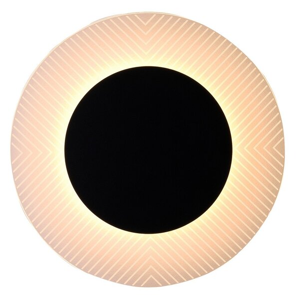 Viokef Lampă de perete Fantasia LED, negru, Negru, Camera de zi / sufragerie, Plastic, Modern