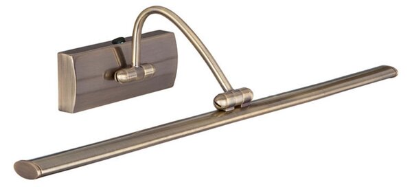 Searchlight Aplică tablou LED Head cu cap reglabil, 38cm, Bronz / Alamă Veche, Camera de zi / sufragerie, Metal, Modern