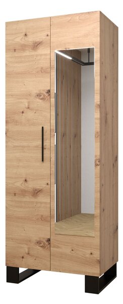 Set mobilier pentru hol Amanda 14 (Stejar artisan + bej). 1085974