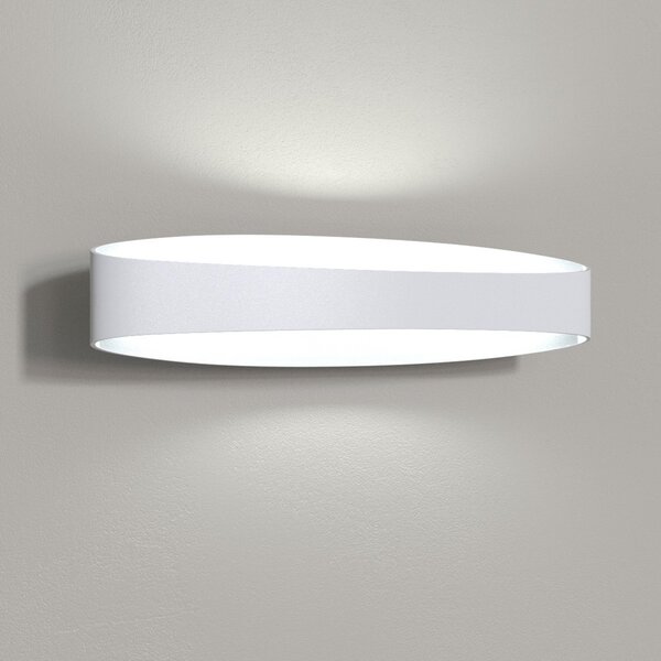 AILATI Bridge - Aplică de perete cu LED din aluminiu turnat sub presiune, Alb, Camera de zi / sufragerie, Metal, Modern