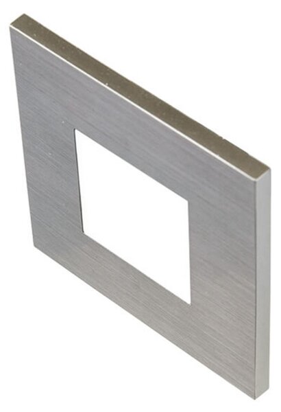 Hera Lumină LED pentru montare pe perete Wall F, gri, 0,9 W, 7,5 x cm, Metalic, Hol, Metal, Modern, Luminile încastrate unghiulare