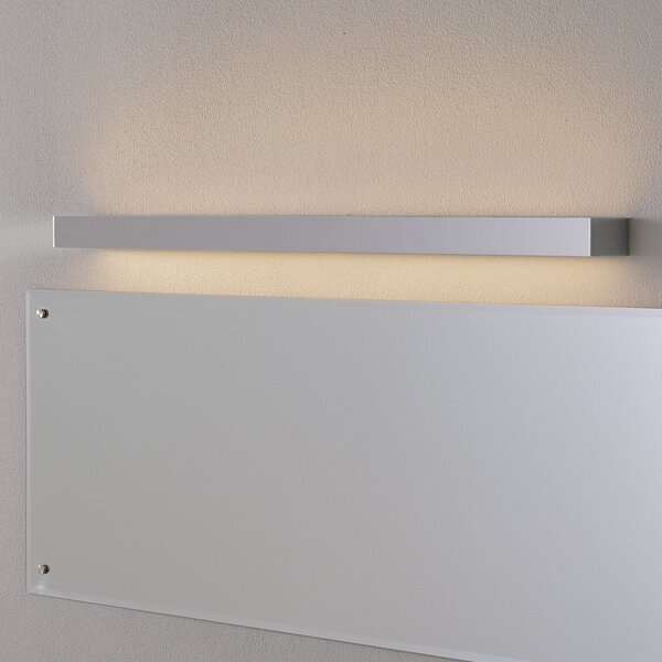 Helestra Theia lampă LED oglindă, cromată, 90cm, Metalic, Baie, Metal, Modern