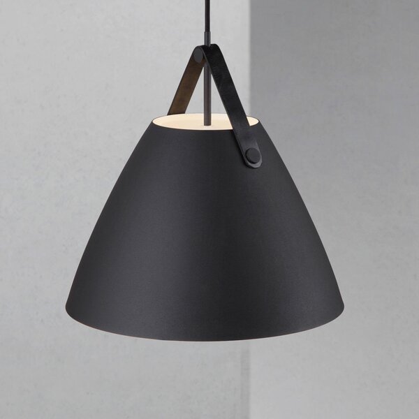 Lustră Pendul DFTP by Nordlux, Strap 36, reglabil, Negru, Camera de zi, Metal, Modern