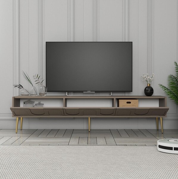 Masă TV/Dulap Bipemu 3 (atlas + auriu). Promo -18%. 1095680