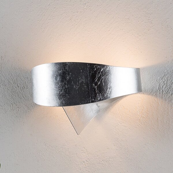 Selène Aplică de perete argintie Scudo, reglabil, Metalic, Hol, Metal, Modern, Perete forme speciale