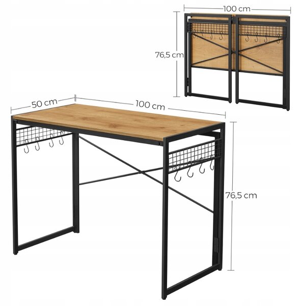 Birou pliabil TAYLOR SONOMA 50x100cm