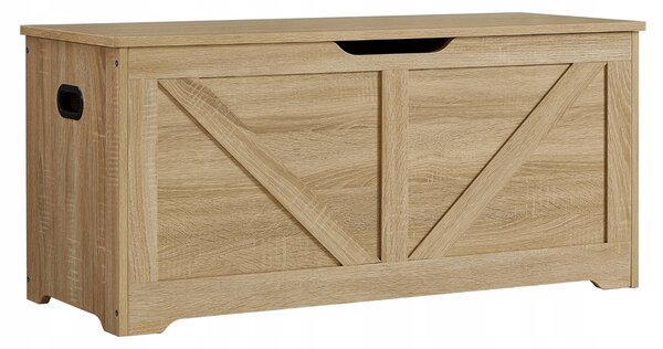 Cutie de depozitare LEHAC cu capac 100x46cm, stejar sonoma