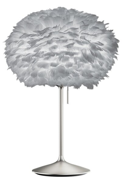 UMAGE Eos mediu lampă de masă gri deschis / oțel, Gri, Camera de zi / sufragerie, Design