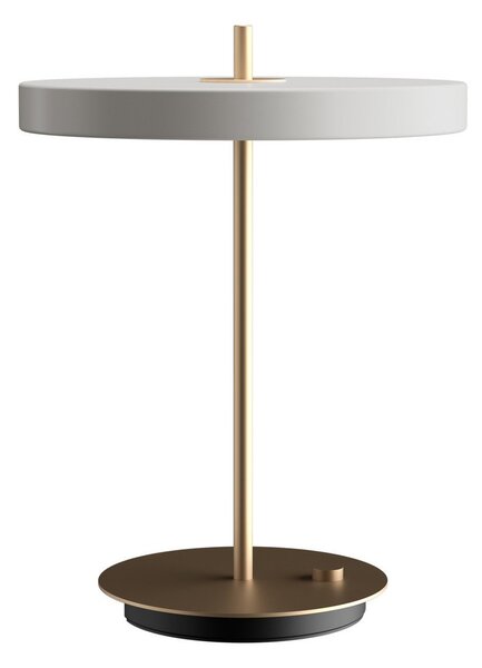 UMAGE LED lampă de masă Asteria Table, USB, gri deschis/zahăr, reglabil, Gri, Camera de zi / sufragerie, Aluminiu, Design