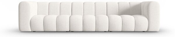 Canapea Lupine cu 3 locuri si tapiterie din tesatura structurala, alb