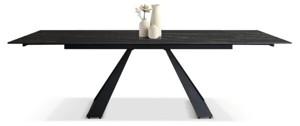 Masă extensibila MORENA, ceramică-picior metalic 160 cm/90 cm