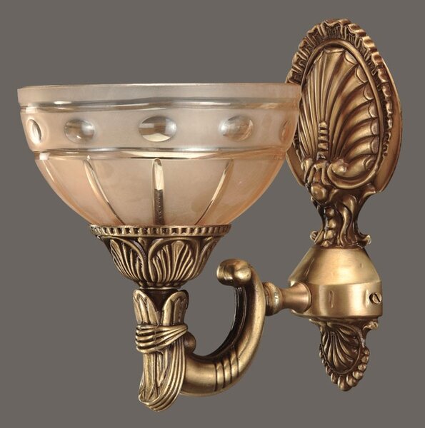 Aplica Versace cu 1 Brat, Desing Clasic, Finisaj Bronz Antic - Bussy Lighting 3033-52-19