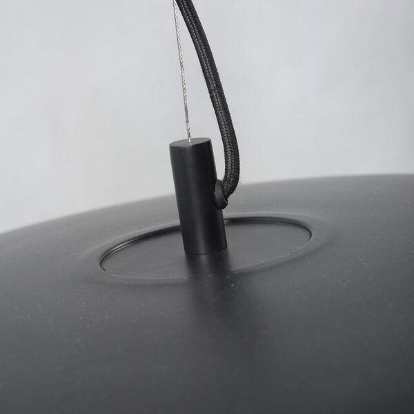 IT´S ABOUT ROMI IT'S Lampă suspendată Marseille, negru, reglabil, Negru, Camera de zi / sufragerie, Metal, Modern