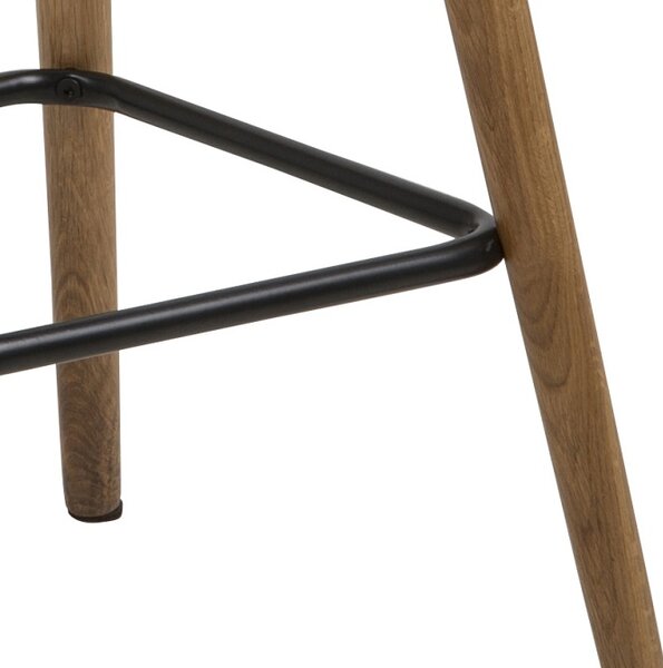 Scaun de bar Grace gri deschis (66265)