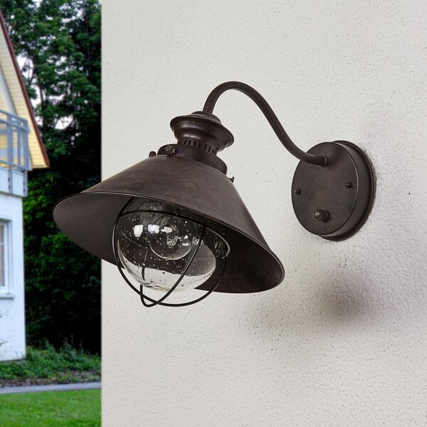 FARO BARCELONA Aplică de exterior Nautica oxid maro, Maro / Rugină, Metal