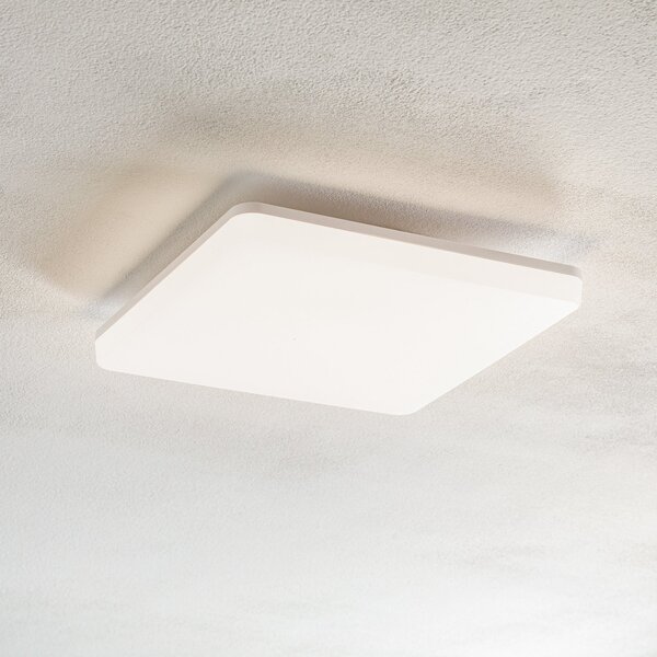Heitronic Plafonieră cu senzor LED Pronto, unghiulară, 33x33cm, Alb, Plastic, Modern