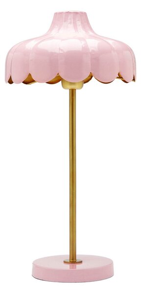 PR Home Wells lampă de masă roz/auriu, Roz / Rosé, Camera de zi / sufragerie, Metal