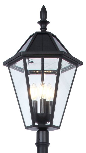 Lampă solară pe stâlp London, reechipare lămpi LED