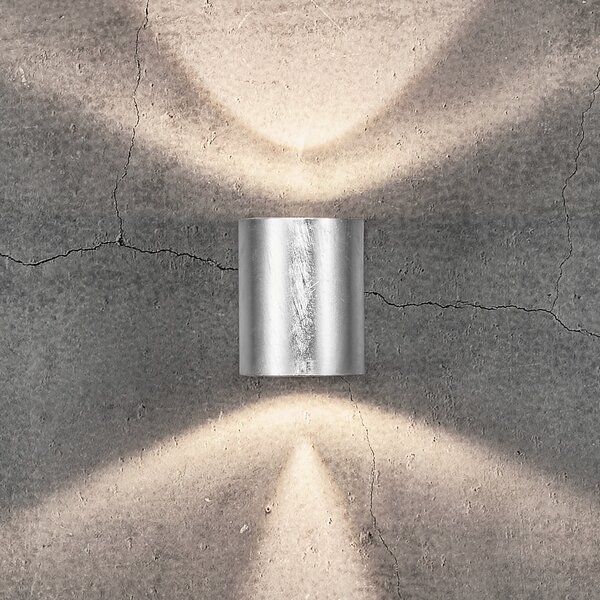 Nordlux Lampă LED pentru exterior Canto 2, 10 cm, galvanizată, Metalic, Metal, Modern