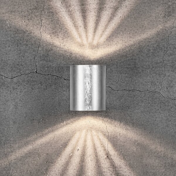 Nordlux Lampă LED pentru exterior Canto 2, 10 cm, galvanizată, Metalic, Metal, Modern
