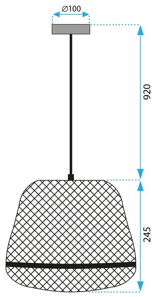 Lampă de tavan APP1338-1CP