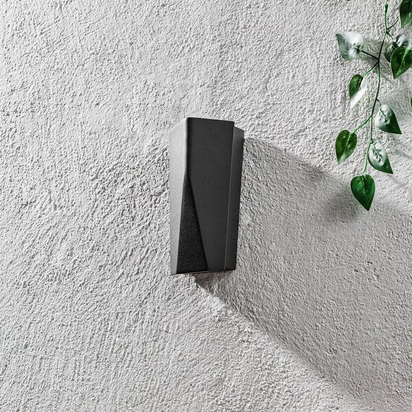 Trio Lighting Aplică LED de exterior Tay din aluminiu turnat, Negru, Metal, Modern