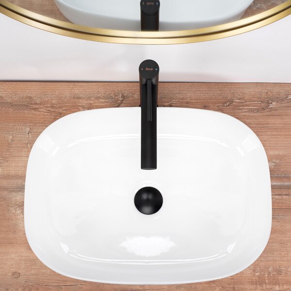 Lavoar ceramic pentru blat Rea Angie