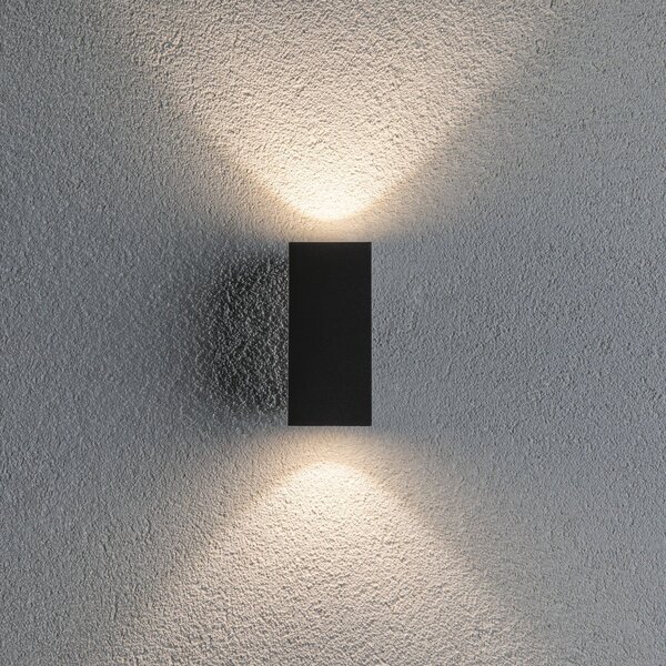Lampă de Exterior Paulmann, Flame, Negru, Metal, Modern