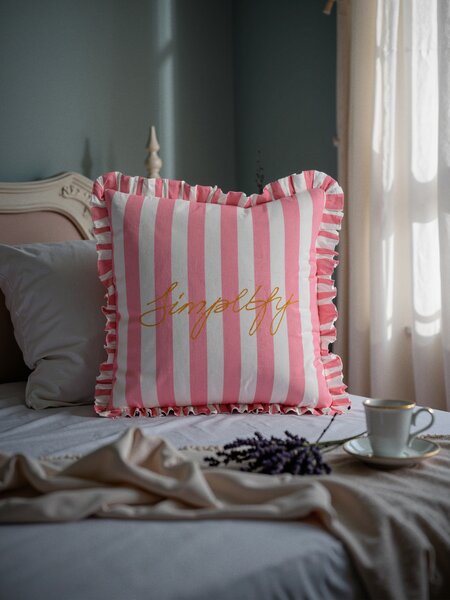 Sinsay - Pernă decorativă - roz-pastel