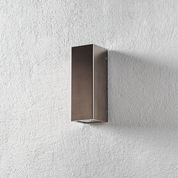 LCD Aplică de exterior Senta, oțel inoxidabil, Metalic, Metal, Modern, Perete unghiular