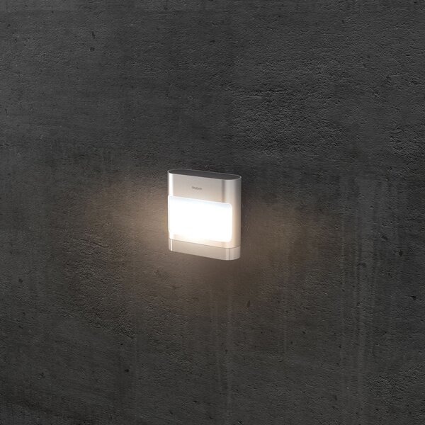 Theben theLeda D S AL Lampa de exterior cu senzor PIR, Metalic, Metal, Modern