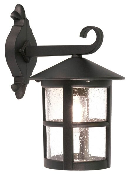 Elstead Aplică Hereford, felinar orientat în sus, Negru, Metal, Modern, Felinar