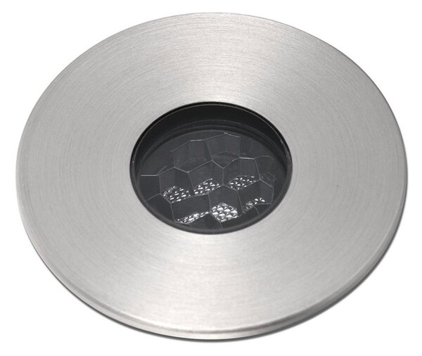 FARO BARCELONA Spot LED de încastrare, finisaj nichel, Ø 3,5 cm, aluminiu/oțel inoxidabil, Gri, Aluminiu, Încastrate în sol