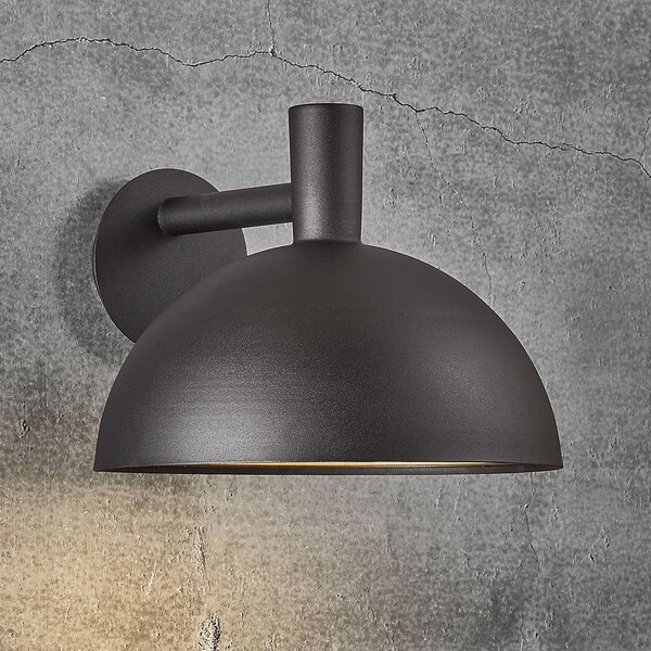 Nordlux Aplică de exterior Arki negru Ø 35 cm, reglabil, Negru, Metal, Modern
