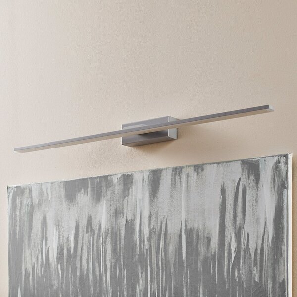 MCJ Aplică cu LED Miroir 80 cm aluminiu 3000K, Metalic, Baie, Metal, Modern