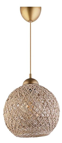 Lustră pe cablu JUTE 1xE27/60W/230V bej