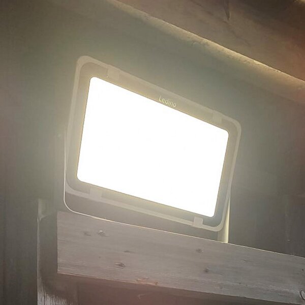 Ledino Proiector LED șantier Oberbilk, 4.000K, 300W, Gri, Metal