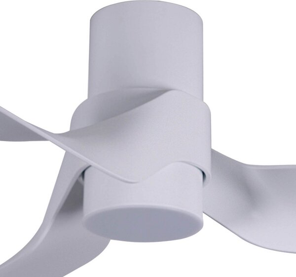 Beacon Lighting Ventilator de tavan cu lumină Nautica, alb, silențios, reglabil, Alb, Camera de zi / sufragerie, Plastic, Modern