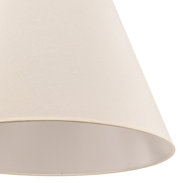 Duolla Abajur Anna pentru lampă suspendată ecru/textură, Bej, Țesătură / Textil