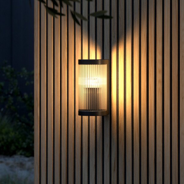 Nordlux Aplică de exterior Coupar, negru, reglabil, Negru, Metal
