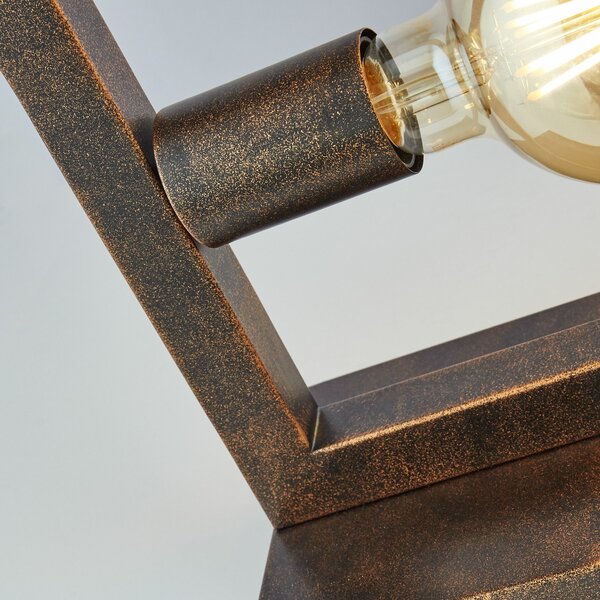 Searchlight Lampă de masă Rustic maro-ruginiu, Maro / Rugină, Camera de zi / sufragerie, Metal, Vintage