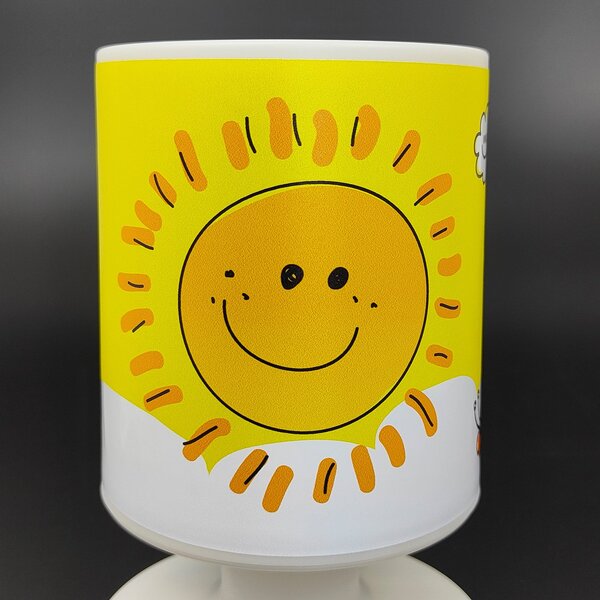 Niermann Standby Sunny lampă de masă LED acumulator, USB, IP44, Galben, Camera copiilor, Plastic