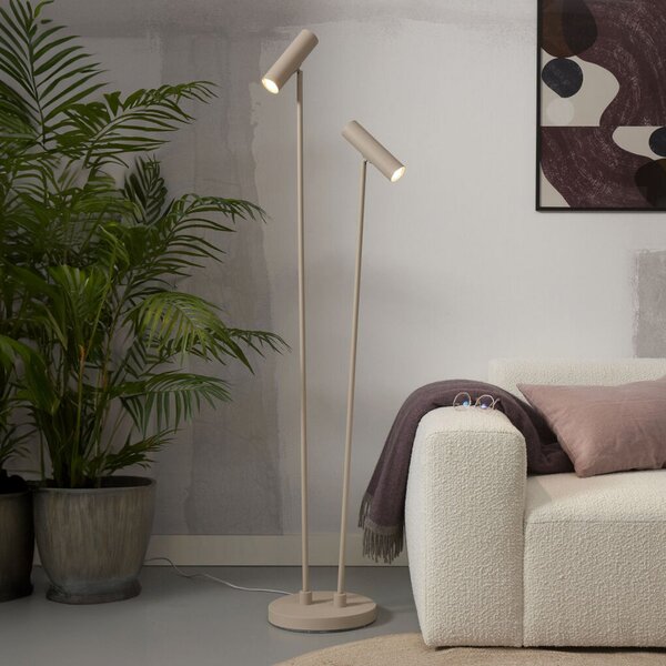 IT´S ABOUT ROMI IT'S Lampadar Havana, culoare nisip, Bej, Camera de zi / sufragerie, Metal, Design