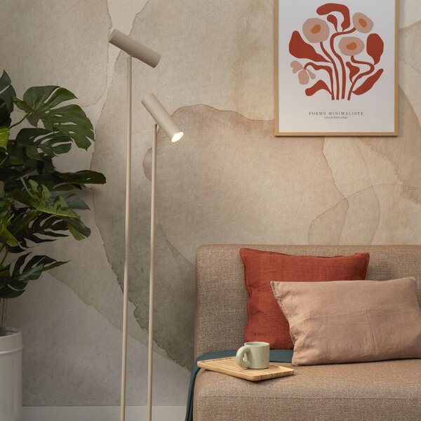 IT´S ABOUT ROMI IT'S Lampadar Havana, culoare nisip, Bej, Camera de zi / sufragerie, Metal, Design
