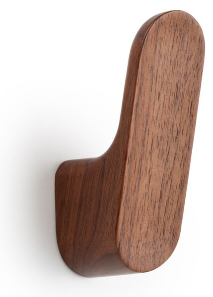 Agatatoare cuier Luv Wood, finisaj nuc, 82.2x28x49.7 mm