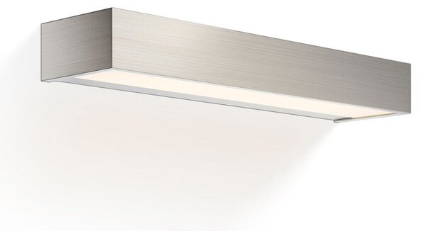 Decor Walther Box aplică LED nichel 2.700K 40cm, reglabil, Gri, Baie, Metal, Modern, Perete unghiular
