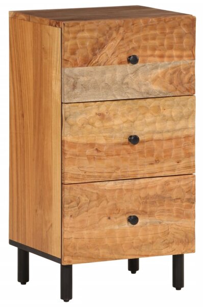 Dulap lateral, 40x33x75 cm, lemn masiv de acacia