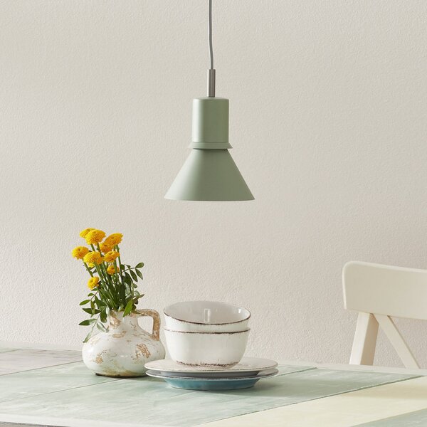 Anglepoise Lampă suspendată Type 80, verde pistachio, Verde, Camera de zi / sufragerie, Metal, Design