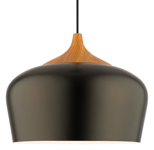 Aluminor Voltige lampă suspendată metalică în negru, reglabil, Negru, Camera de zi / sufragerie, Metal, Scandinavă